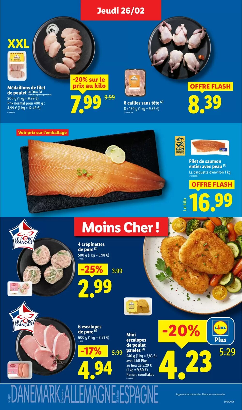 Prospectus promotionnel Lidl valable à partir du 26/02/2026 - Page 7.