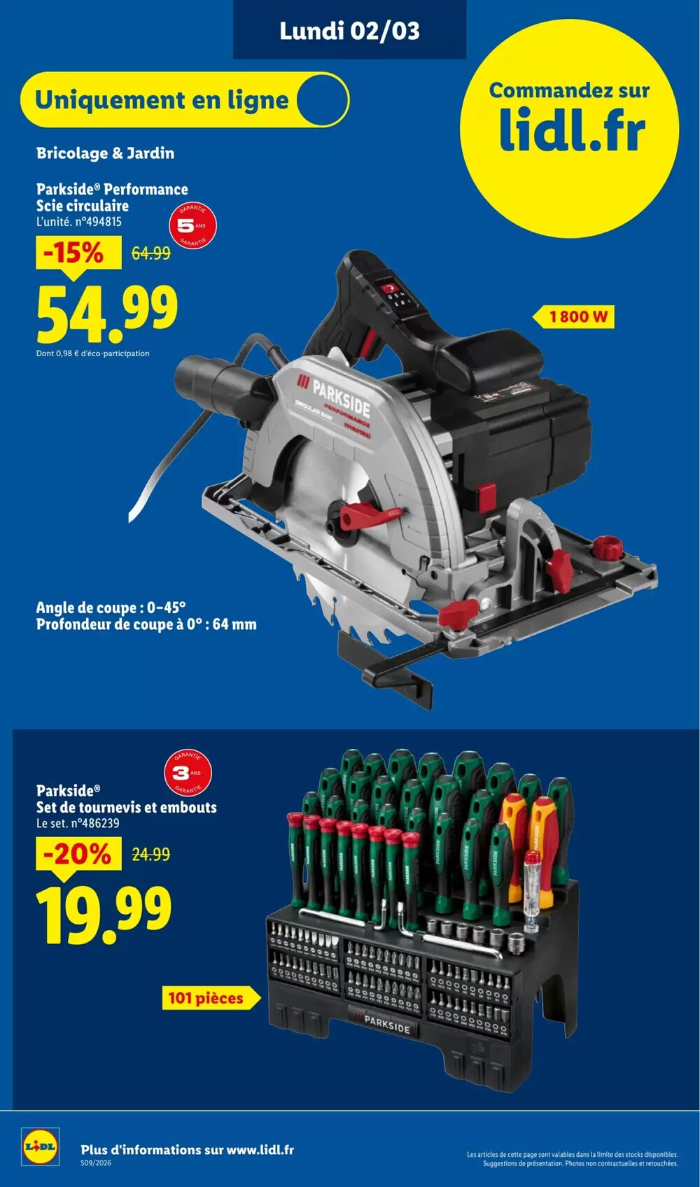 Prospectus promotionnel Lidl valable à partir du 26/02/2026 - Page 78.