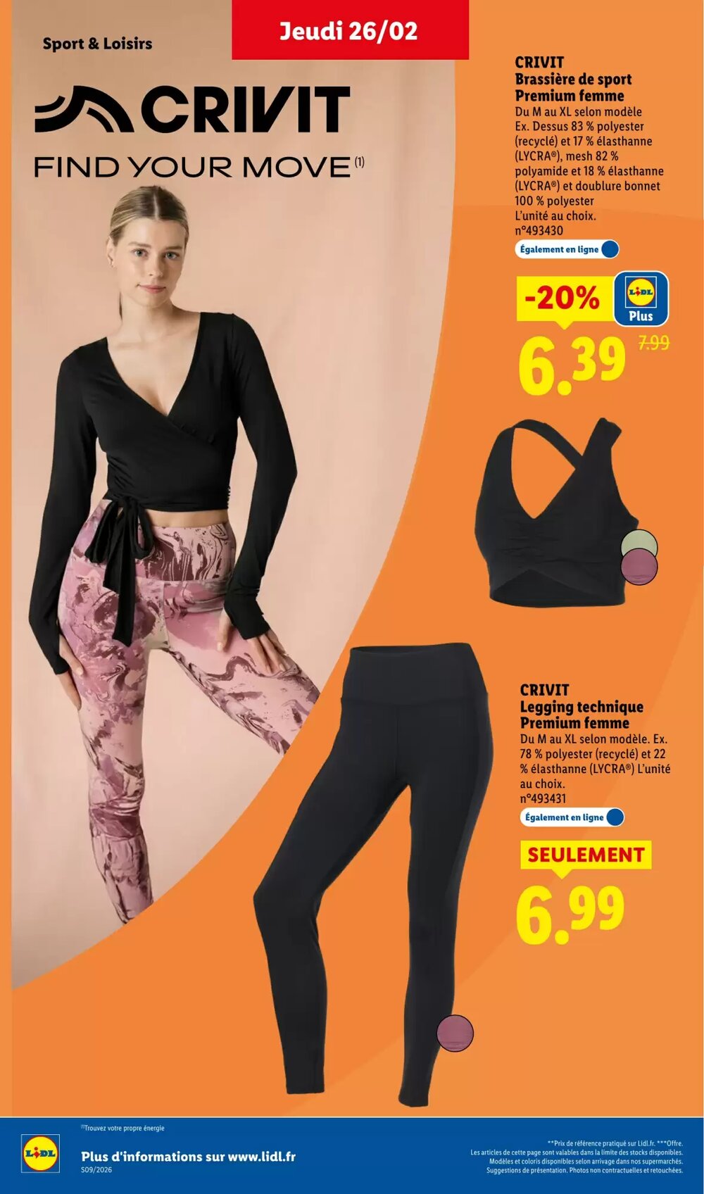 Prospectus promotionnel Lidl valable à partir du 26/02/2026 - Page 16.
