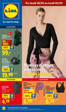 Prospectus promotionnel Lidl valable à partir du 26/02/2026