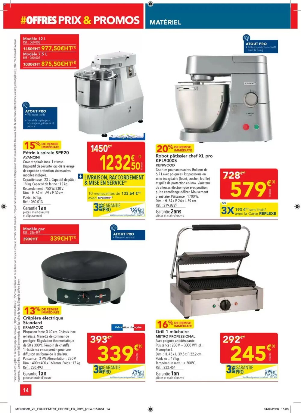 Prospectus promotionnel METRO valable à partir du 26/02/2026 - Page 14.