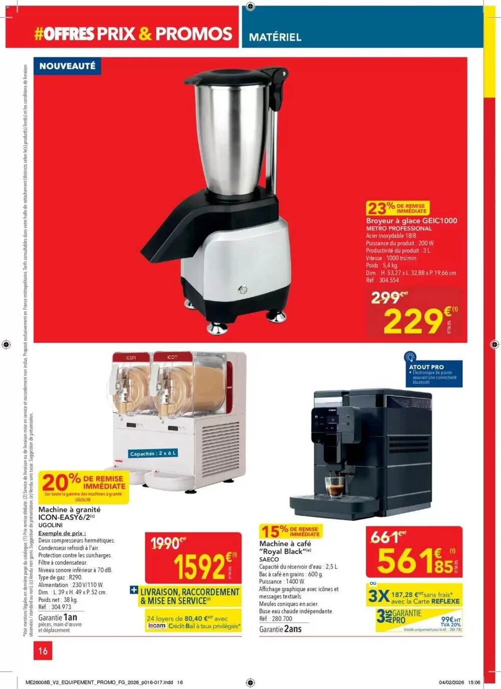 Prospectus promotionnel METRO valable à partir du 26/02/2026 - Page 16.