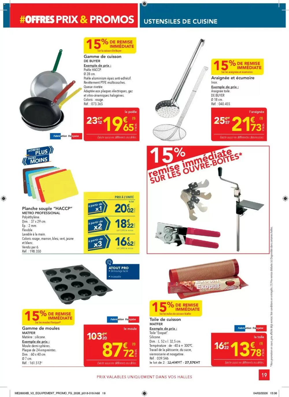 Prospectus promotionnel METRO valable à partir du 26/02/2026 - Page 19.