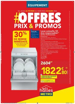 Prospectus promotionnel METRO valable à partir du 26/02/2026