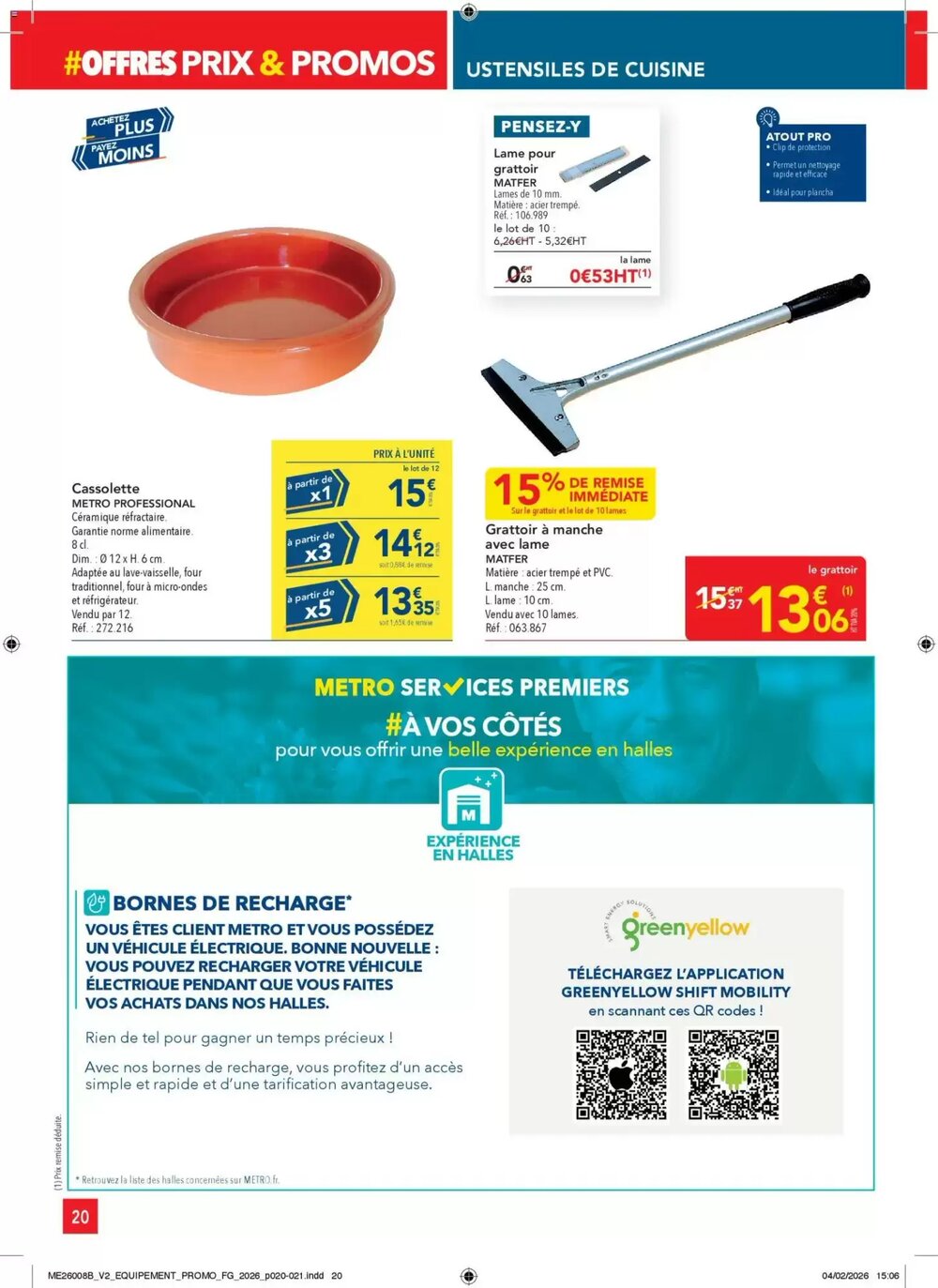 Prospectus promotionnel METRO valable à partir du 26/02/2026 - Page 20.