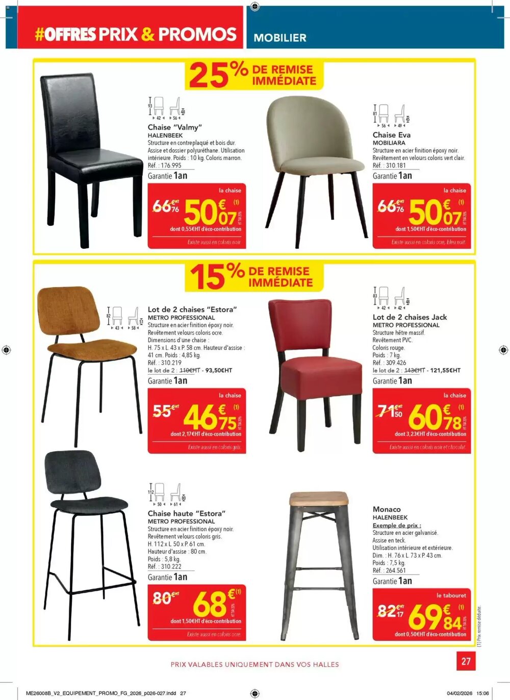 Prospectus promotionnel METRO valable à partir du 26/02/2026 - Page 27.