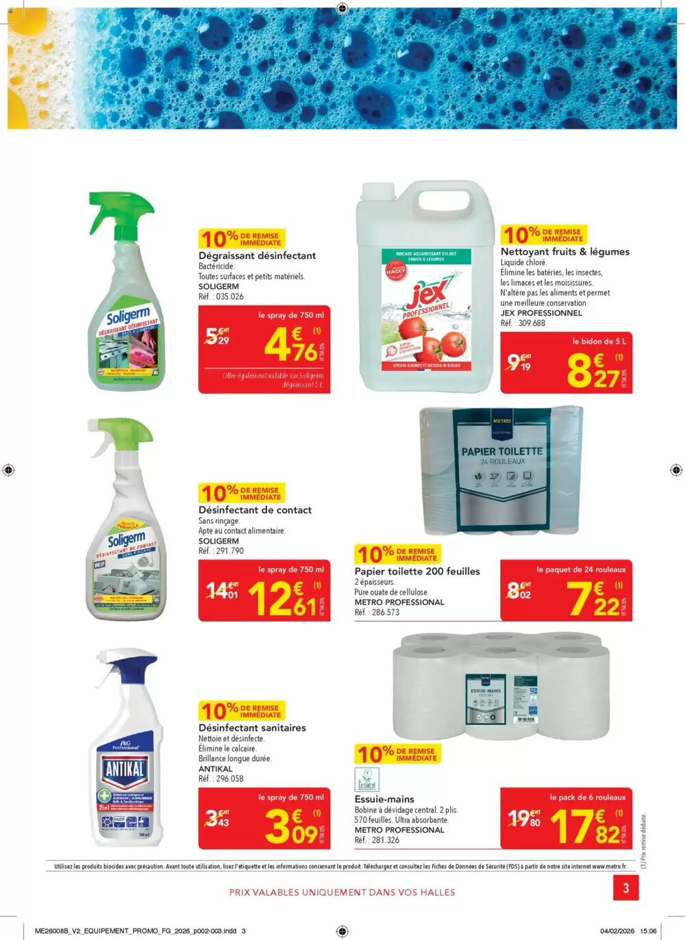 Prospectus promotionnel METRO valable à partir du 26/02/2026 - Page 3.