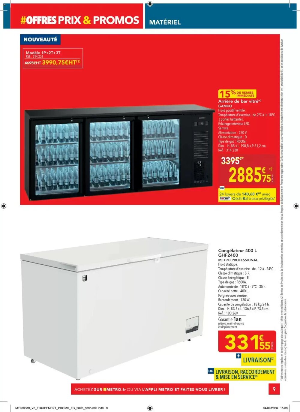 Prospectus promotionnel METRO valable à partir du 26/02/2026 - Page 9.