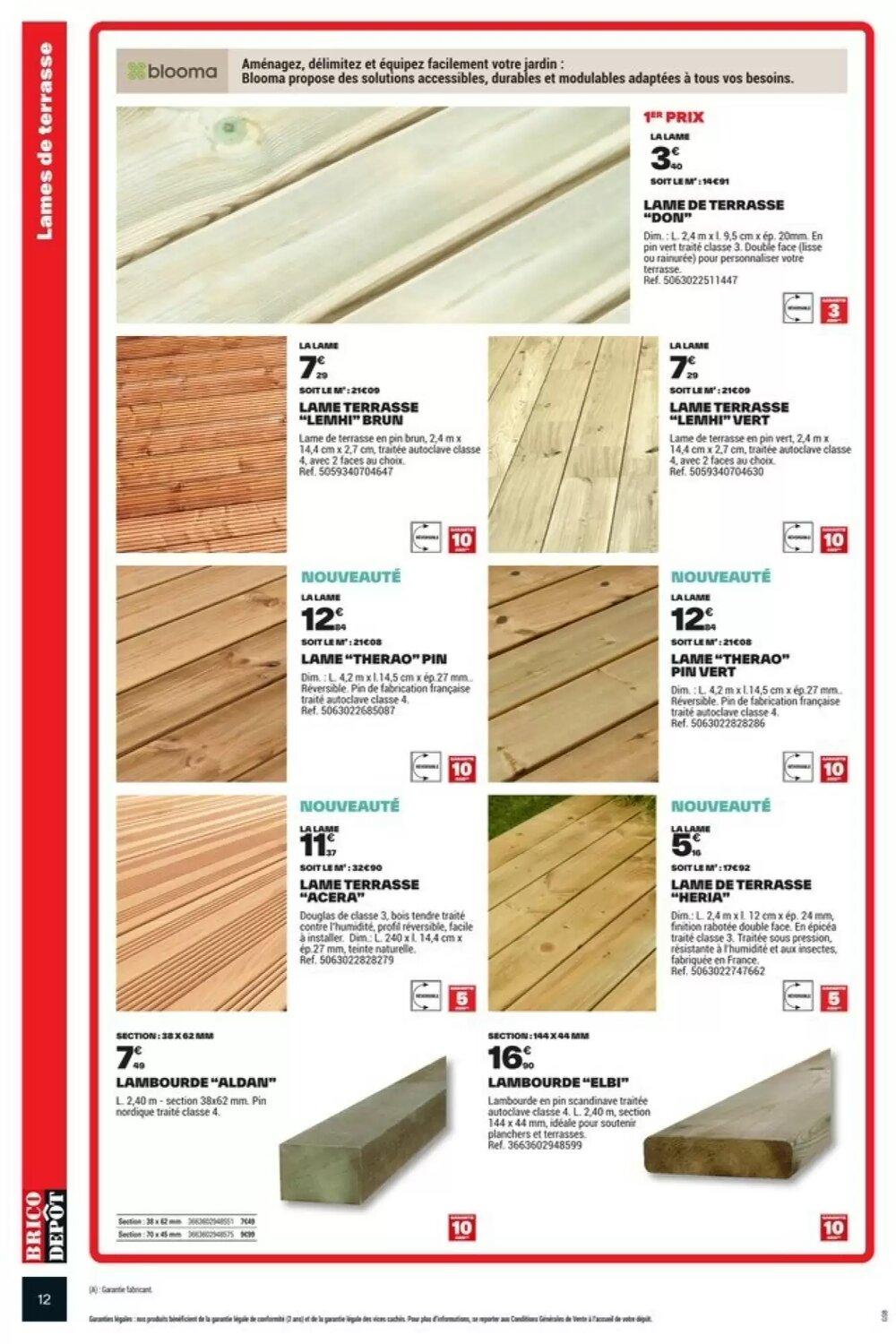 Prospectus promotionnel Brico Dépôt valable à partir du 27/02/2026 - Page 12.