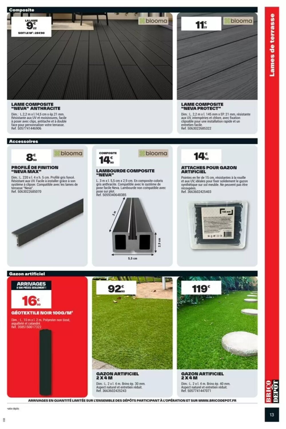 Prospectus promotionnel Brico Dépôt valable à partir du 27/02/2026 - Page 13.