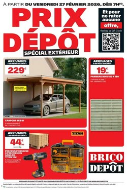 Prospectus promotionnel Brico Dépôt valable à partir du 27/02/2026