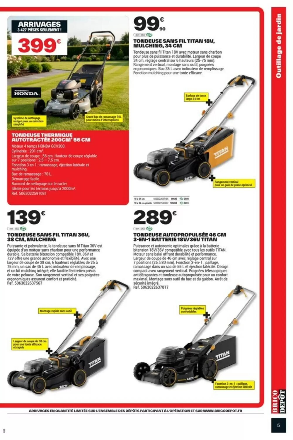 Prospectus promotionnel Brico Dépôt valable à partir du 27/02/2026 - Page 5.