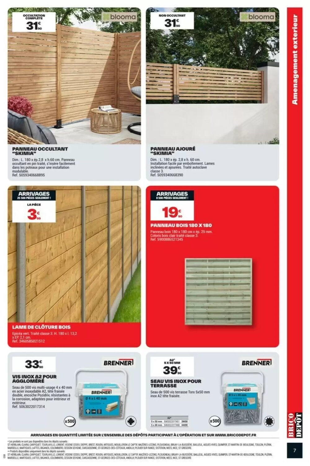 Prospectus promotionnel Brico Dépôt valable à partir du 27/02/2026 - Page 7.