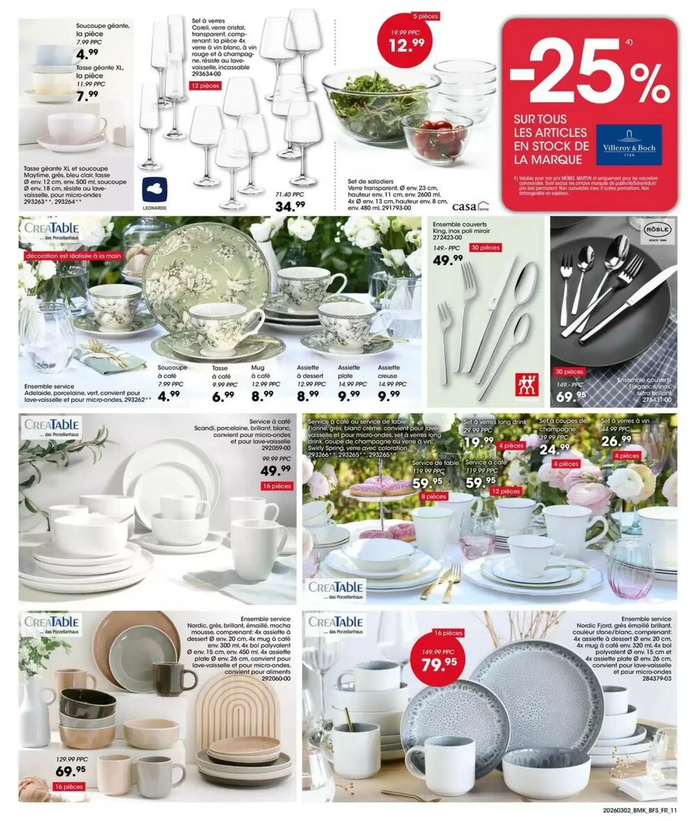 Prospectus promotionnel Möbel Martin valable à partir du 01/03/2026 - Page 11.