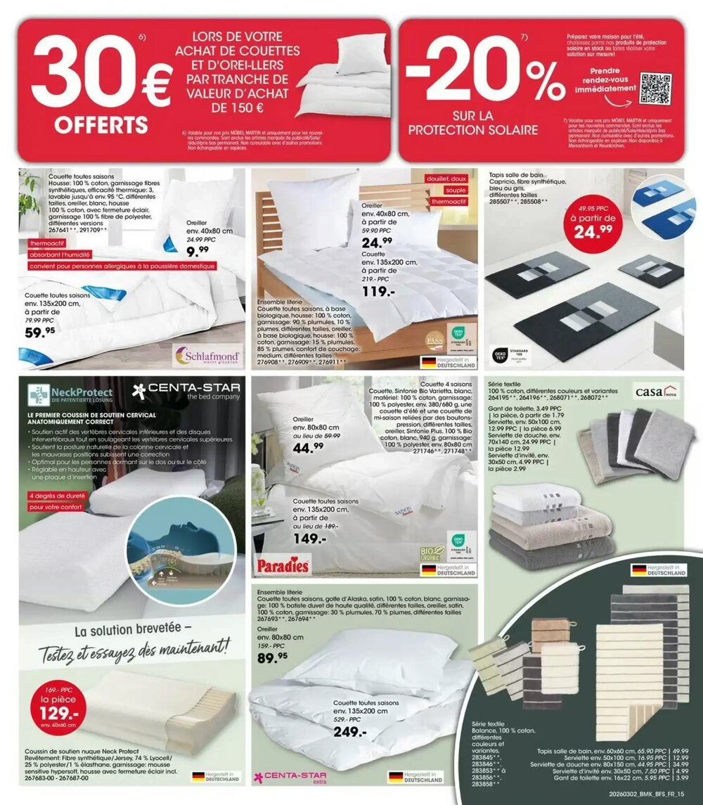 Prospectus promotionnel Möbel Martin valable à partir du 01/03/2026 - Page 15.