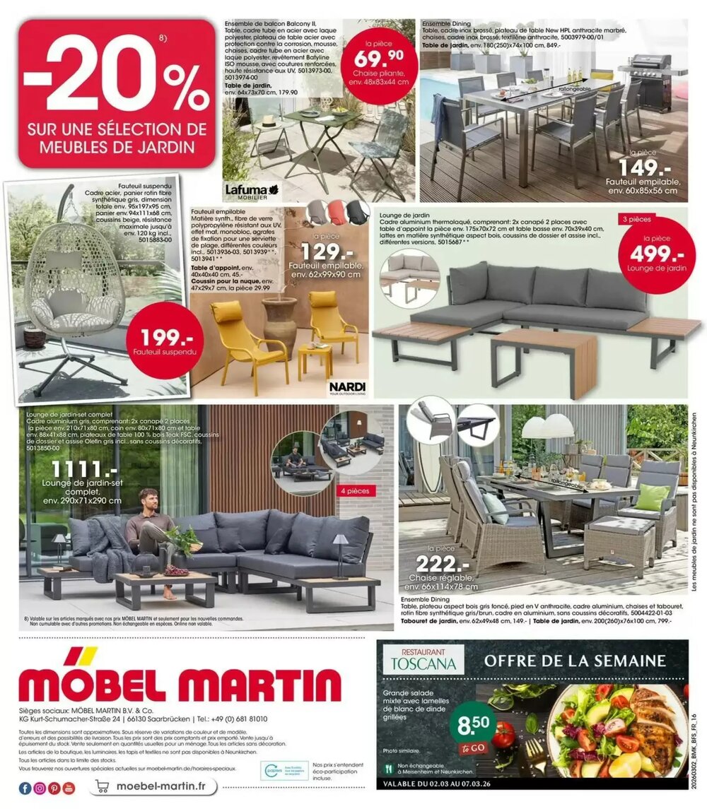 Prospectus promotionnel Möbel Martin valable à partir du 01/03/2026 - Page 16.