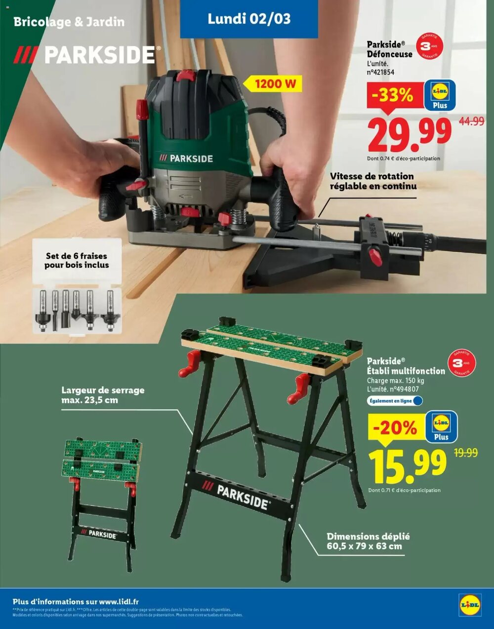 Prospectus promotionnel Lidl valable à partir du 02/03/2026 - Page 3.