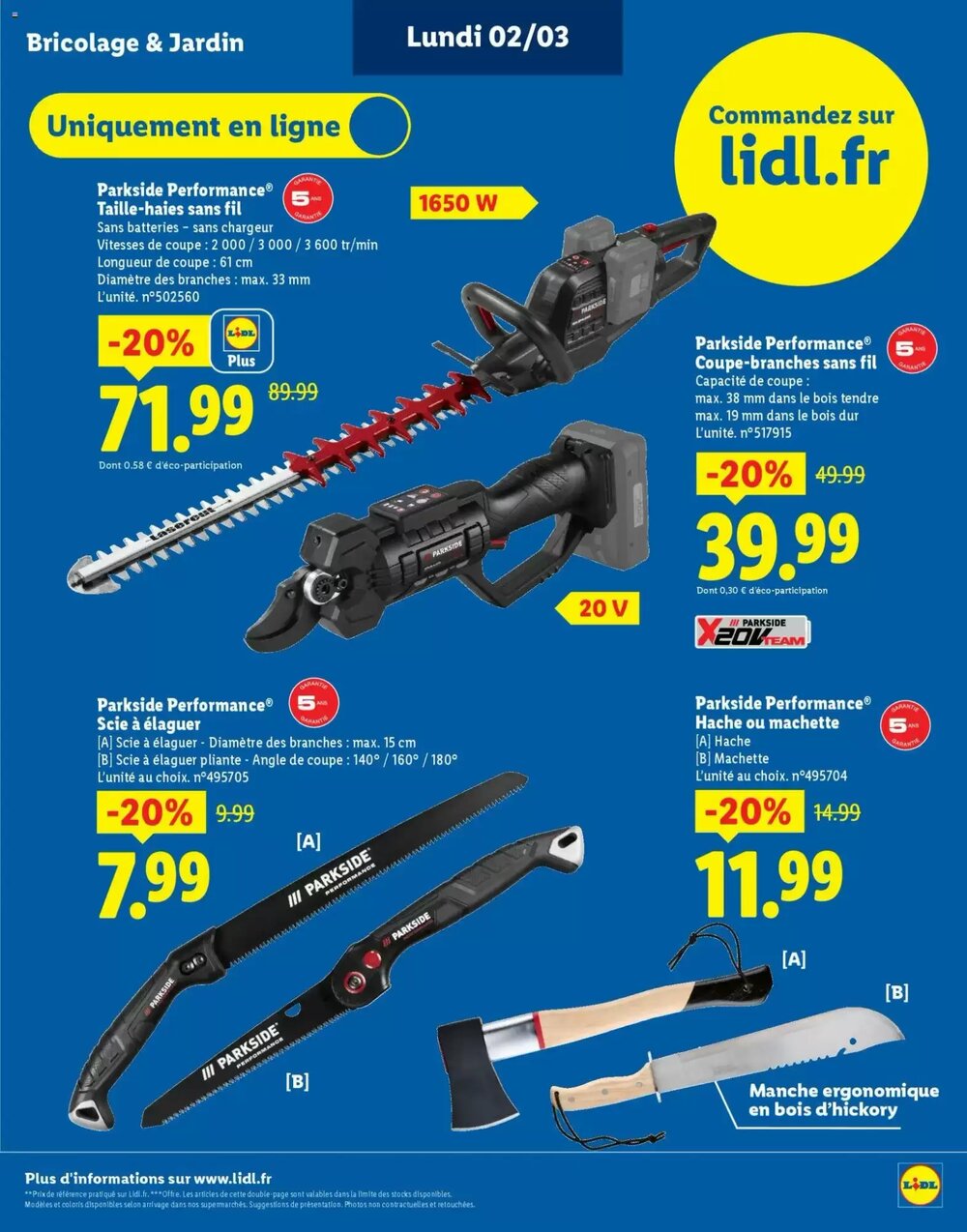 Prospectus promotionnel Lidl valable à partir du 02/03/2026 - Page 9.