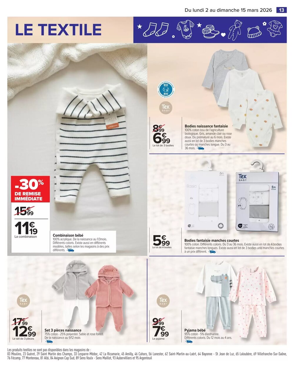 Prospectus promotionnel Carrefour valable à partir du 02/03/2026 - Page 13.