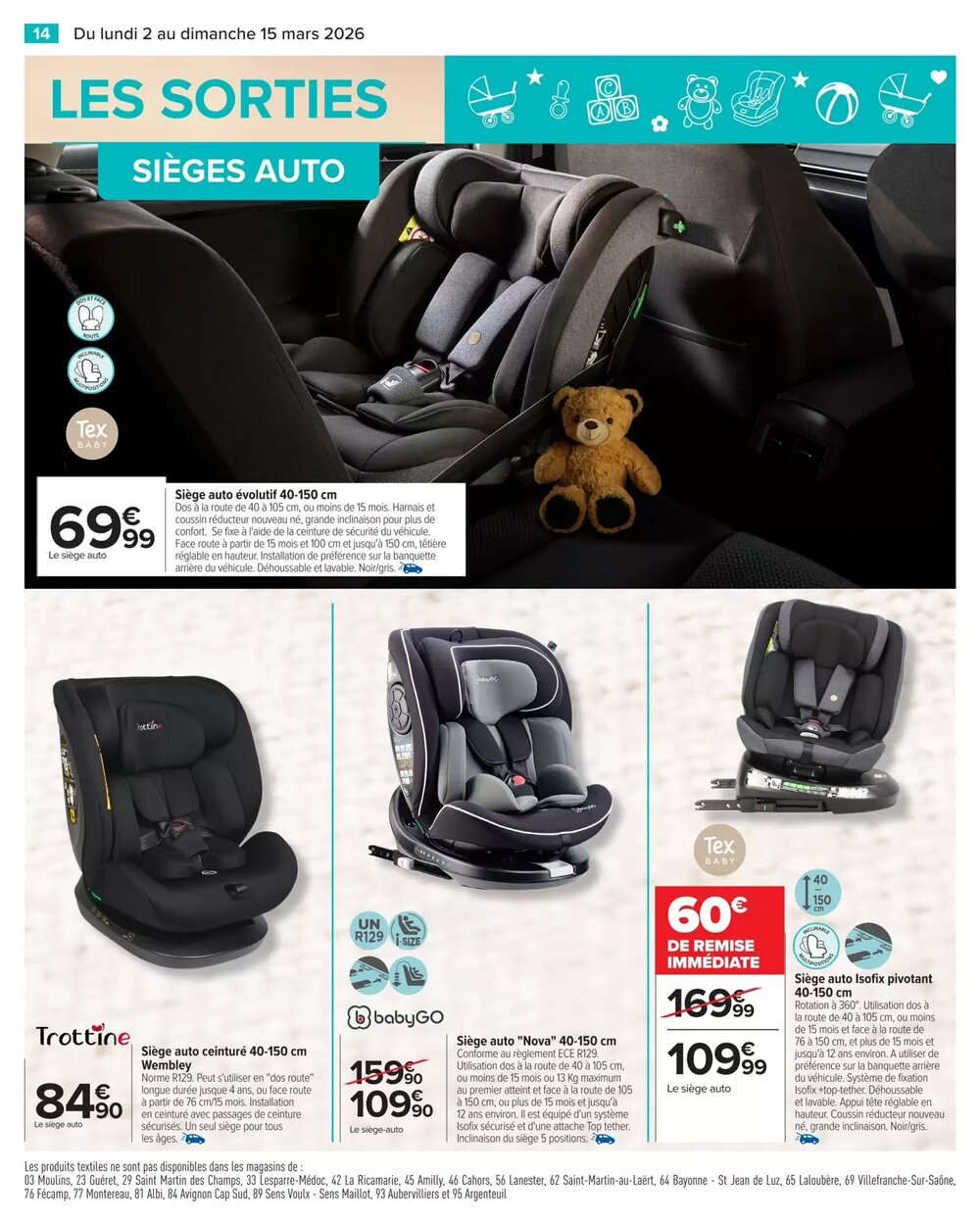 Prospectus promotionnel Carrefour valable à partir du 02/03/2026 - Page 14.