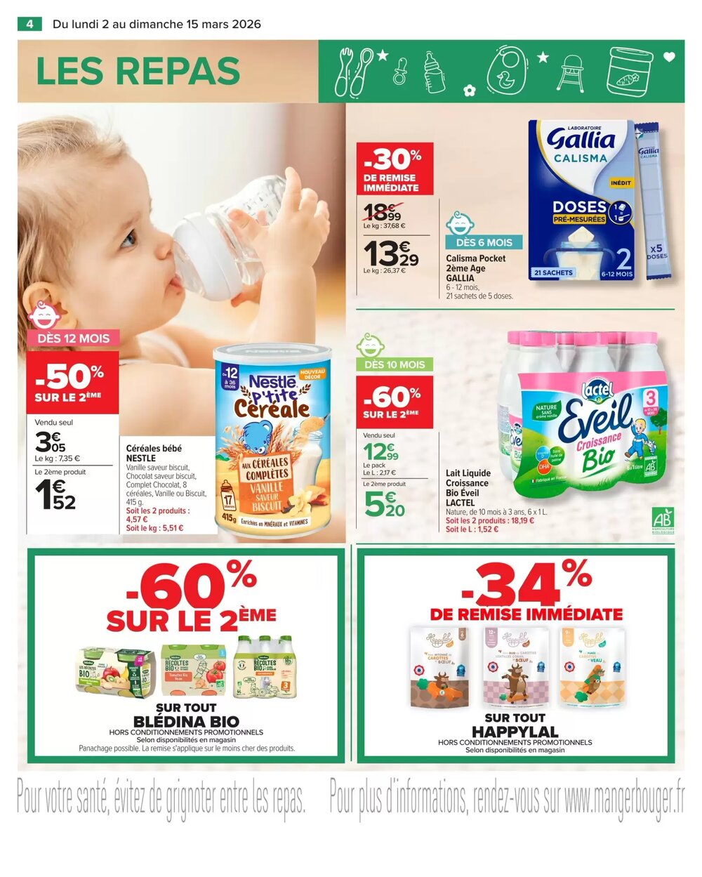 Prospectus promotionnel Carrefour valable à partir du 02/03/2026 - Page 4.