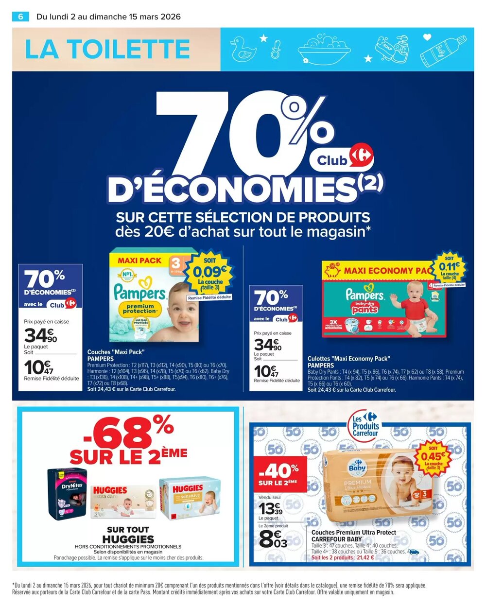 Prospectus promotionnel Carrefour valable à partir du 02/03/2026 - Page 6.
