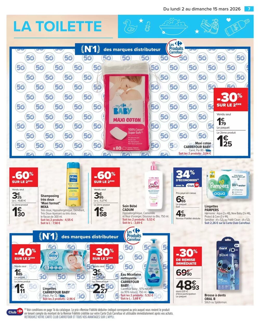 Prospectus promotionnel Carrefour valable à partir du 02/03/2026 - Page 7.