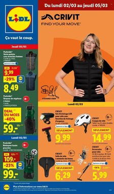 Prospectus promotionnel Lidl valable à partir du 02/03/2026
