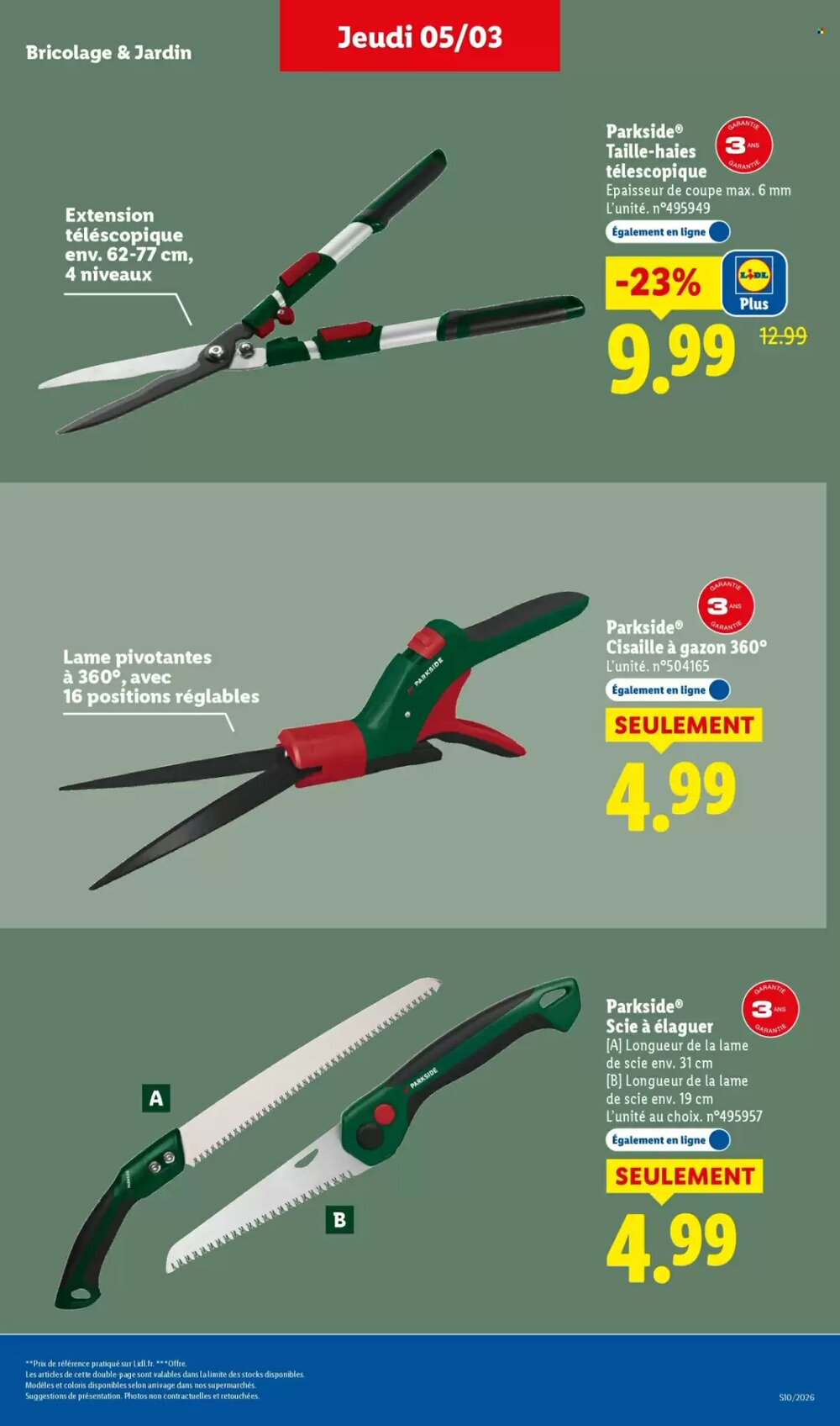 Prospectus promotionnel Lidl valable à partir du 02/03/2026 - Page 23.