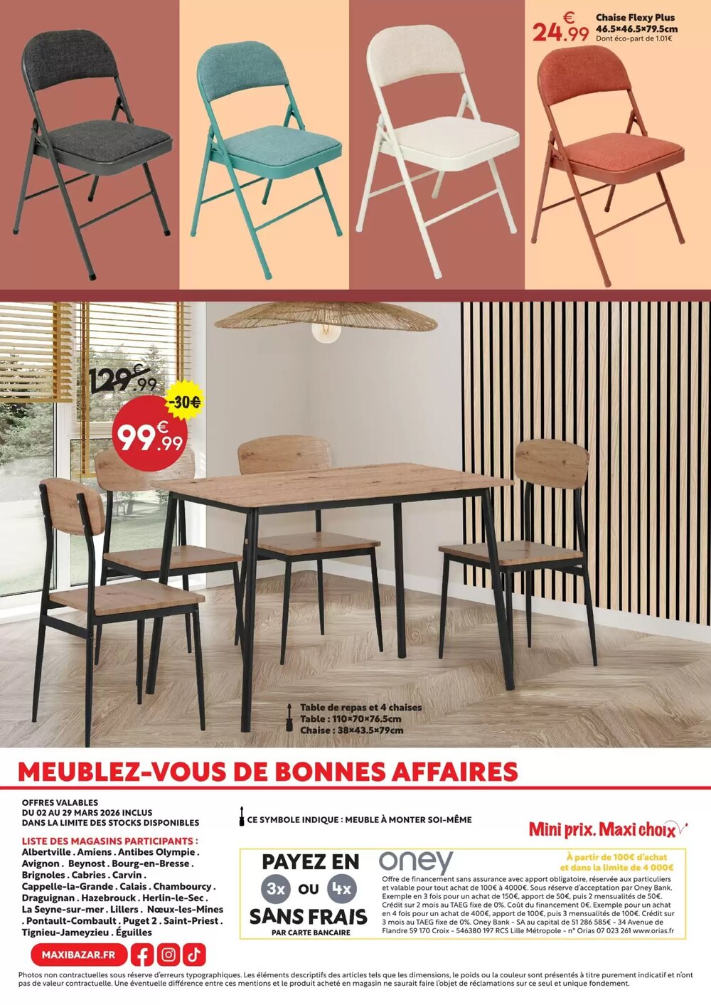 Prospectus promotionnel Maxi Bazar valable à partir du 02/03/2026 - Page 15.