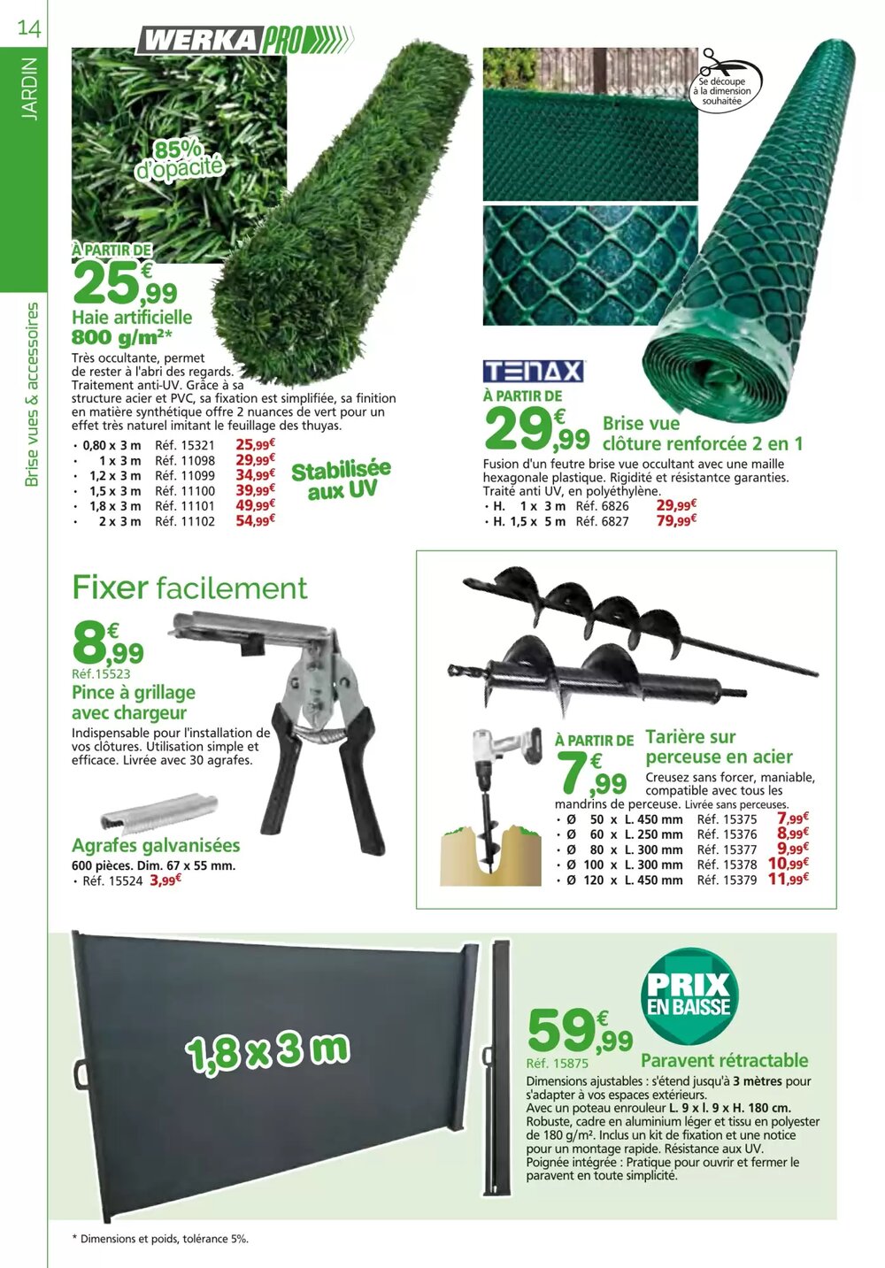 Prospectus promotionnel Provence Outillage valable à partir du 02/03/2026 - Page 14.