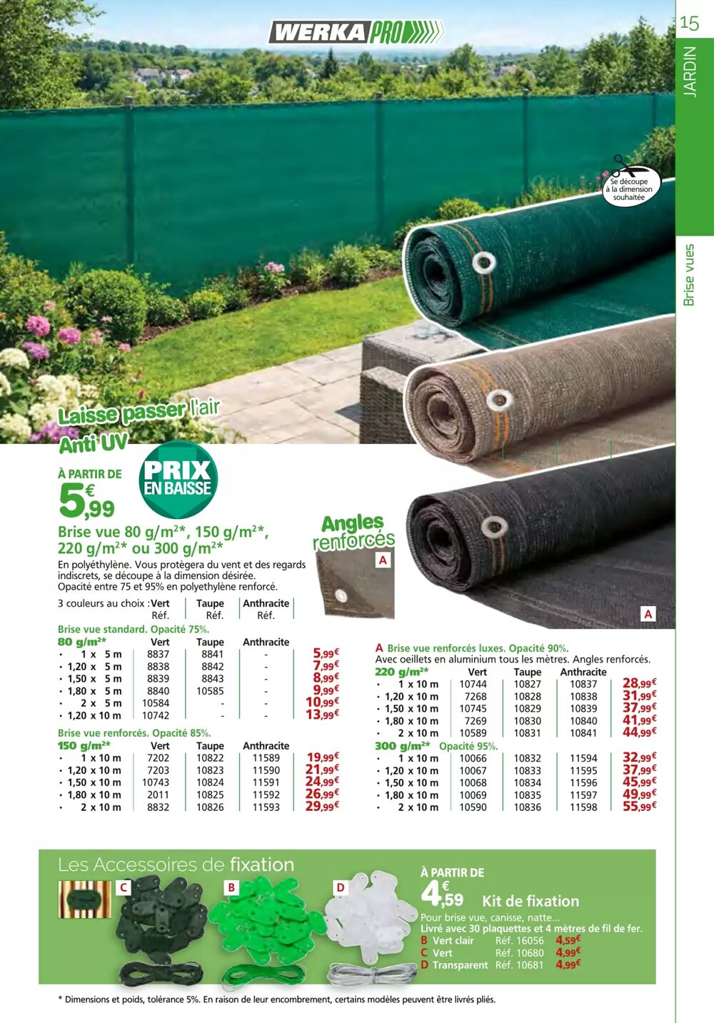 Prospectus promotionnel Provence Outillage valable à partir du 02/03/2026 - Page 15.