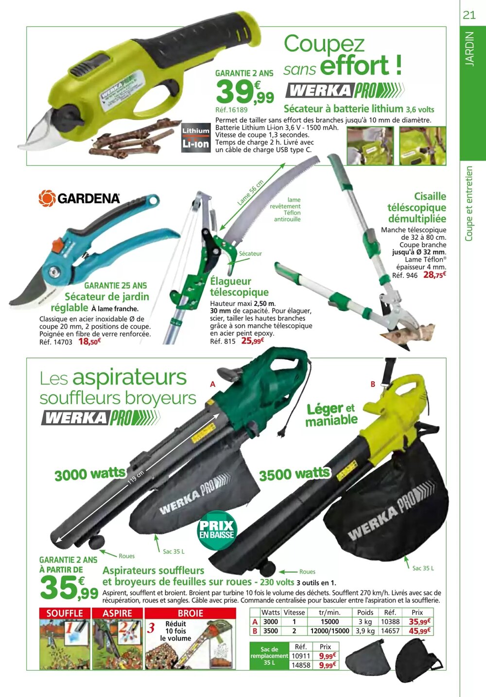 Prospectus promotionnel Provence Outillage valable à partir du 02/03/2026 - Page 21.