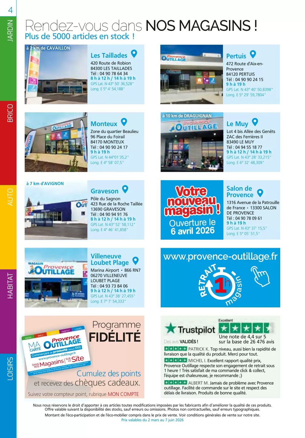 Prospectus promotionnel Provence Outillage valable à partir du 02/03/2026 - Page 4.