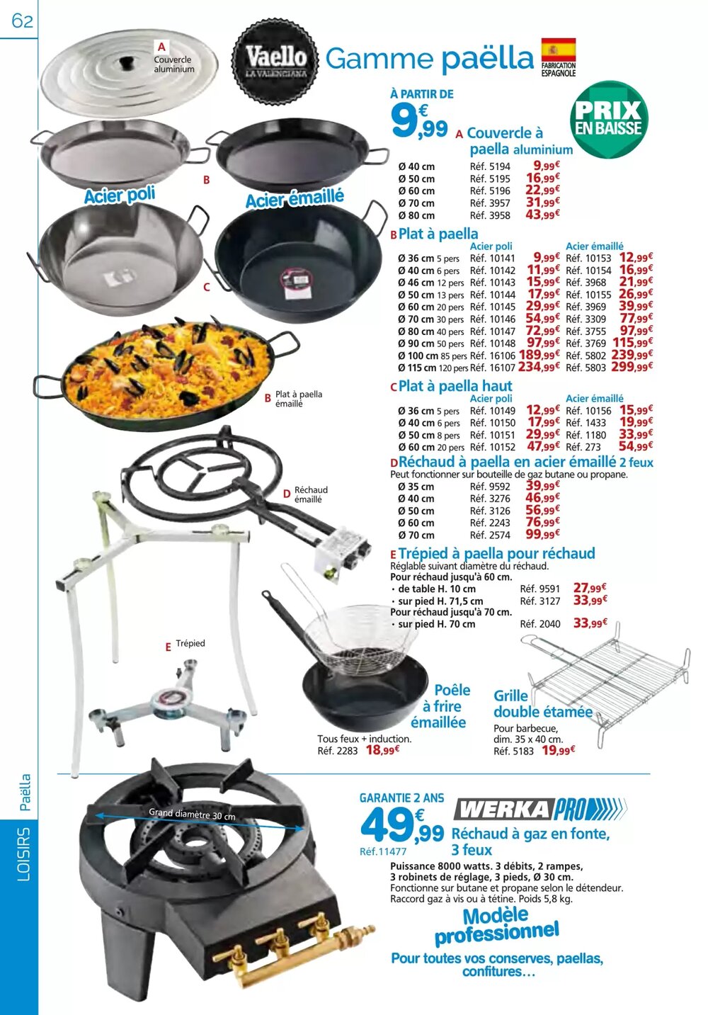 Prospectus promotionnel Provence Outillage valable à partir du 02/03/2026 - Page 62.
