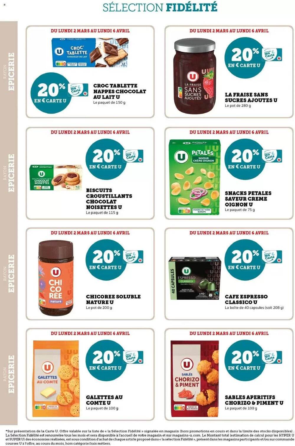 Prospectus promotionnel Hyper U valable à partir du 02/03/2026 - Page 16.