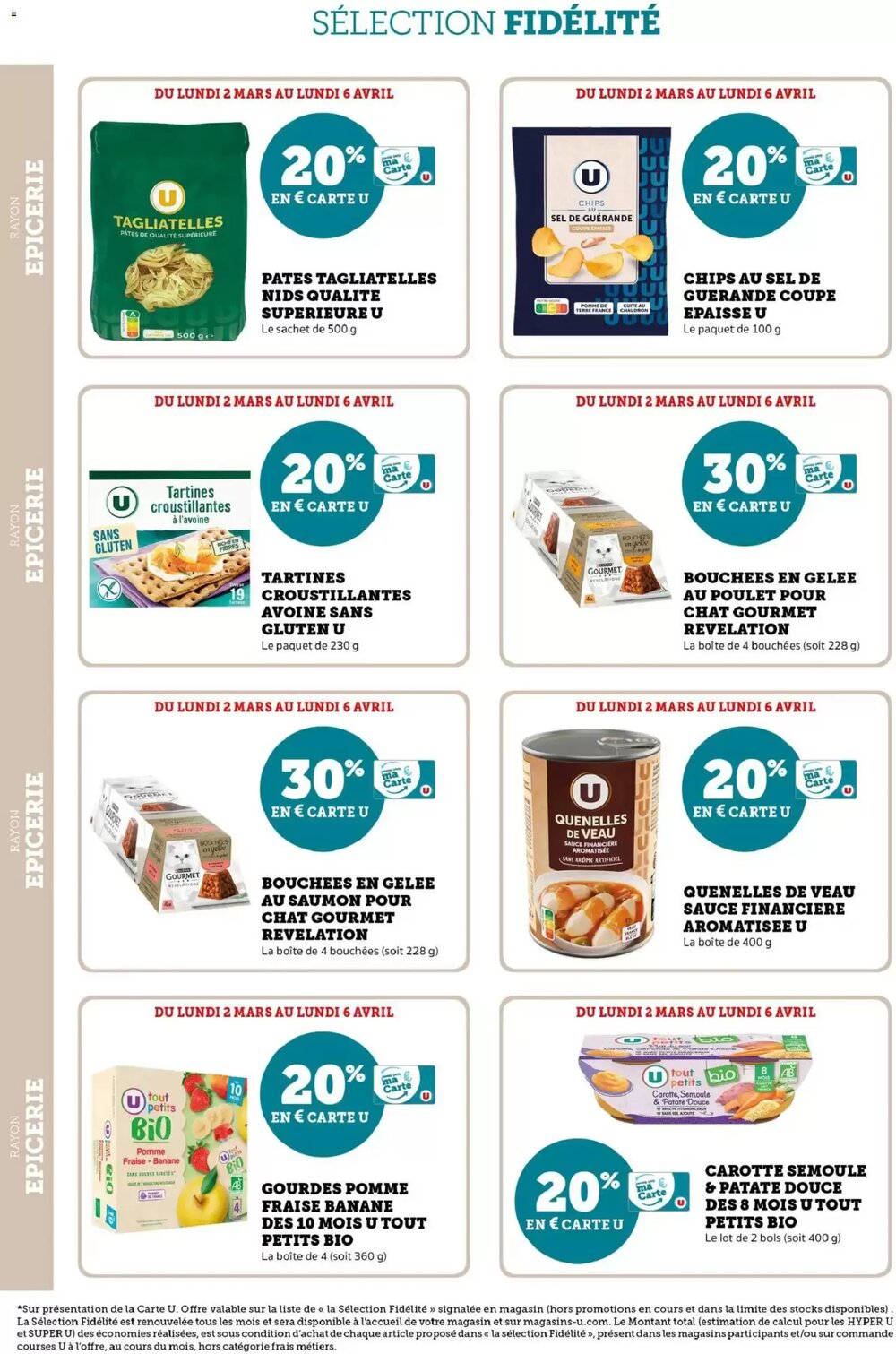 Prospectus promotionnel Hyper U valable à partir du 02/03/2026 - Page 20.