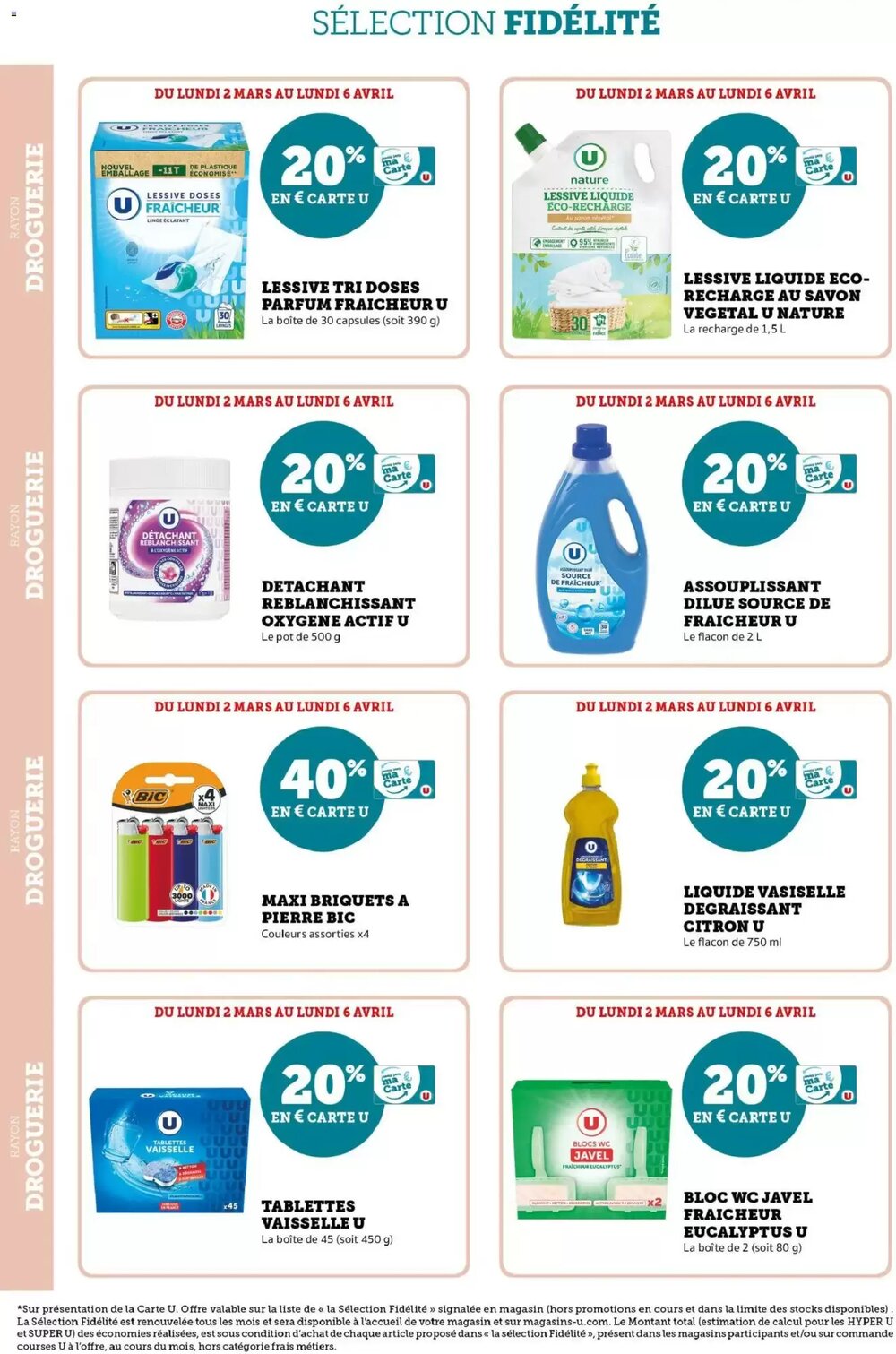 Prospectus promotionnel Hyper U valable à partir du 02/03/2026 - Page 8.