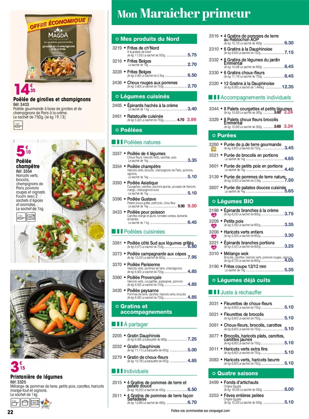 Prospectus promotionnel Croque Gel valable à partir du 02/03/2026 - Page 22.
