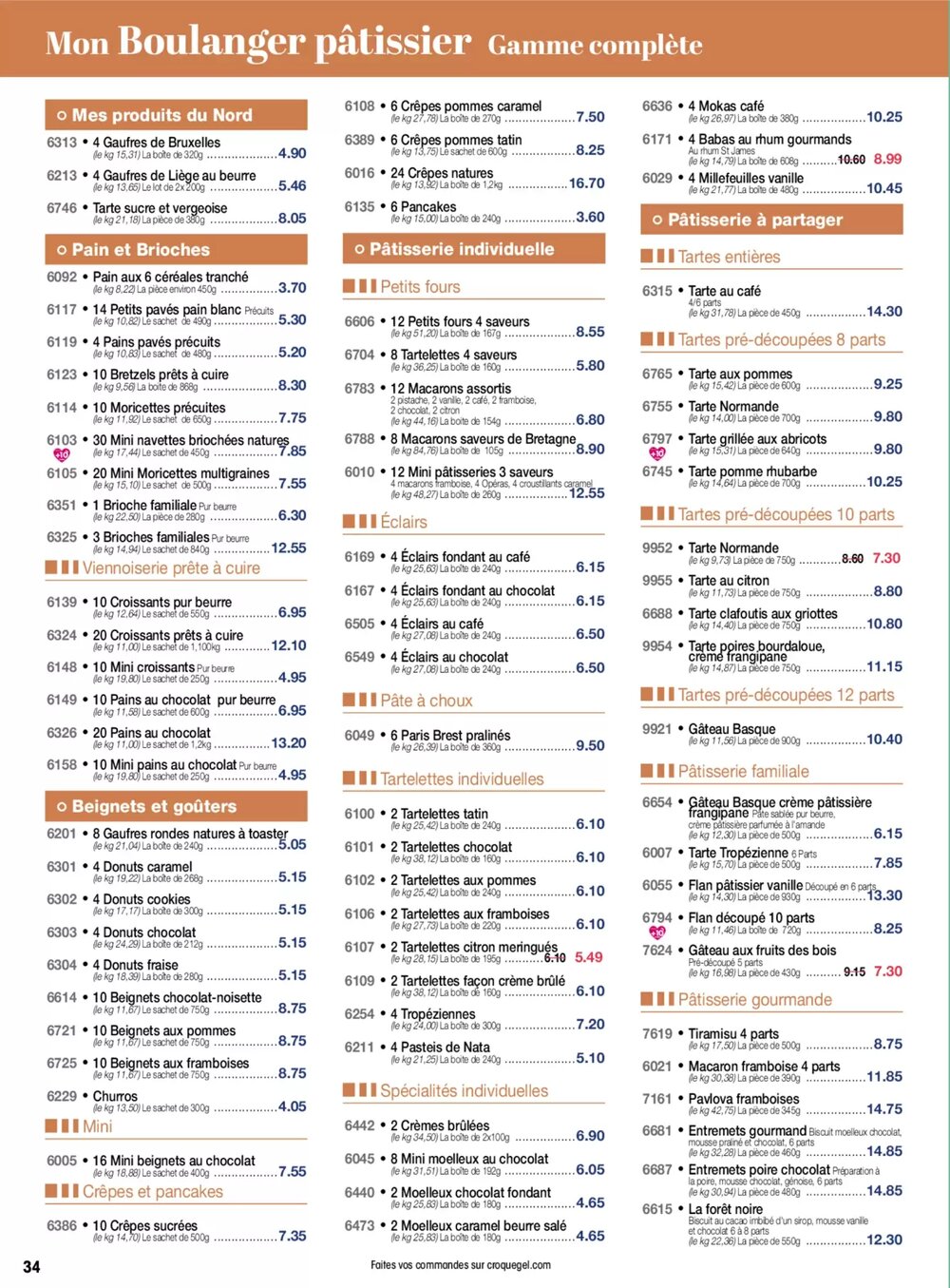 Prospectus promotionnel Croque Gel valable à partir du 02/03/2026 - Page 34.