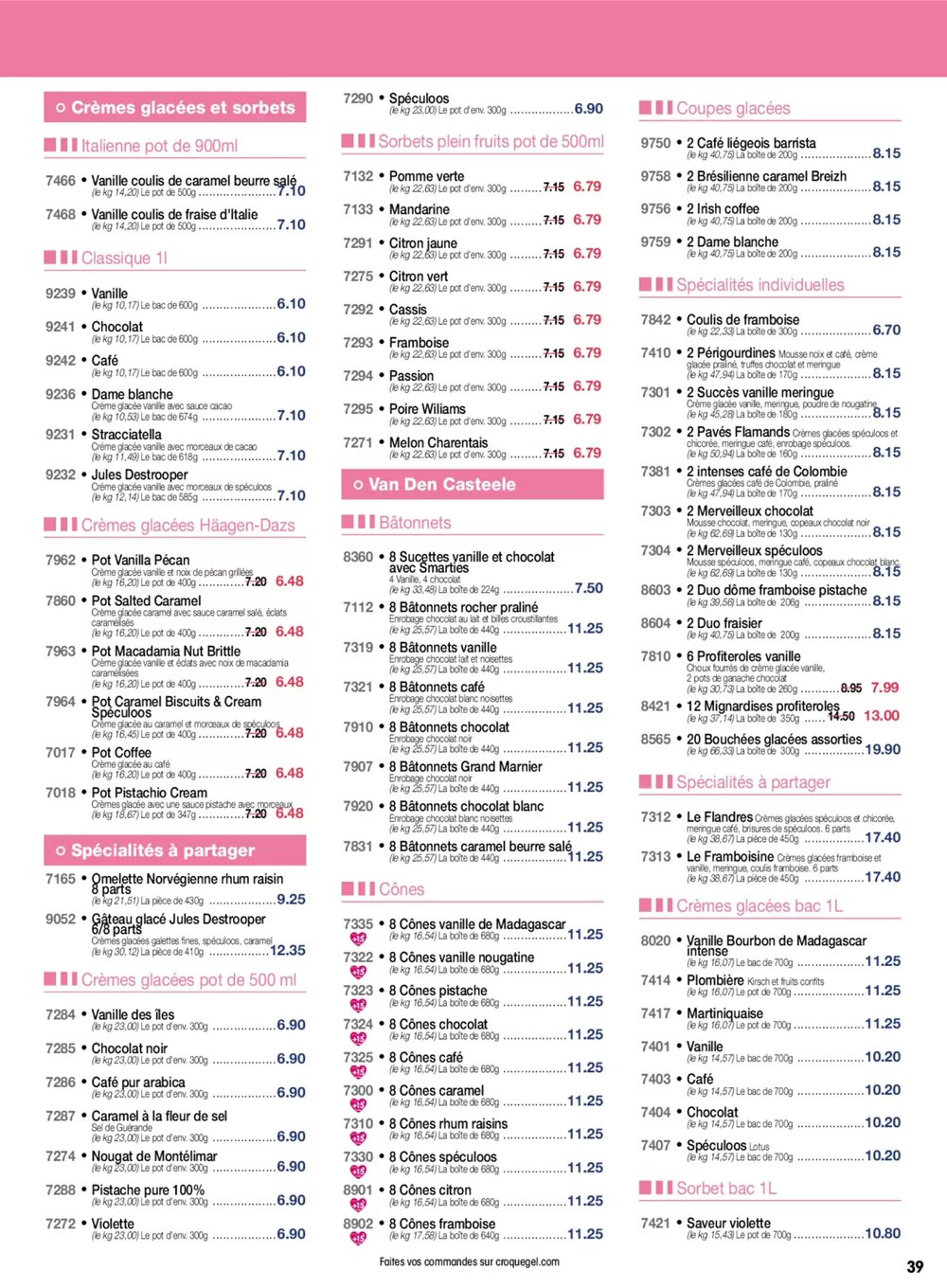 Prospectus promotionnel Croque Gel valable à partir du 02/03/2026 - Page 39.