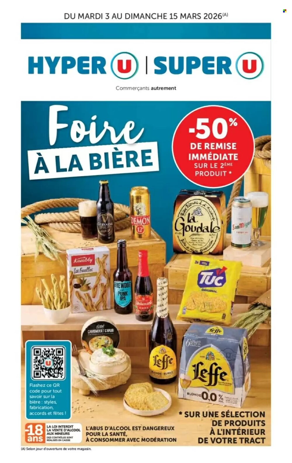 Prospectus promotionnel Hyper U valable à partir du 03/03/2026 - Page 1.