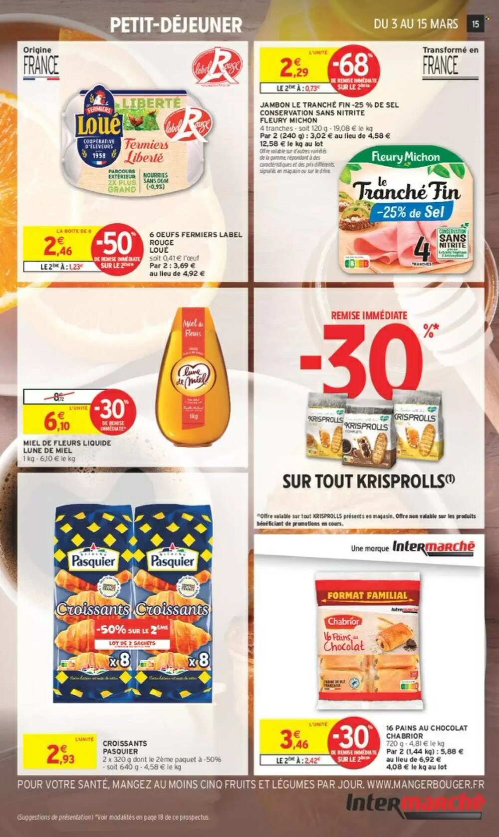 Prospectus promotionnel Intermarché valable à partir du 03/03/2026 - Page 15.