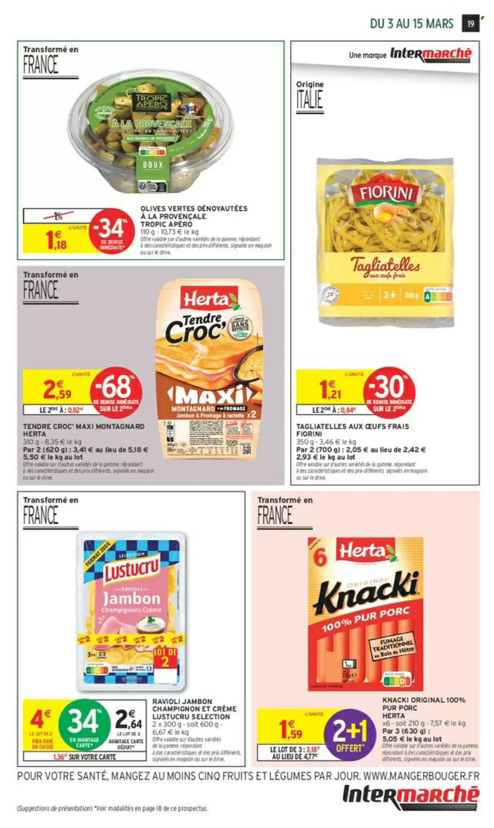 Prospectus promotionnel Intermarché valable à partir du 03/03/2026 - Page 19.