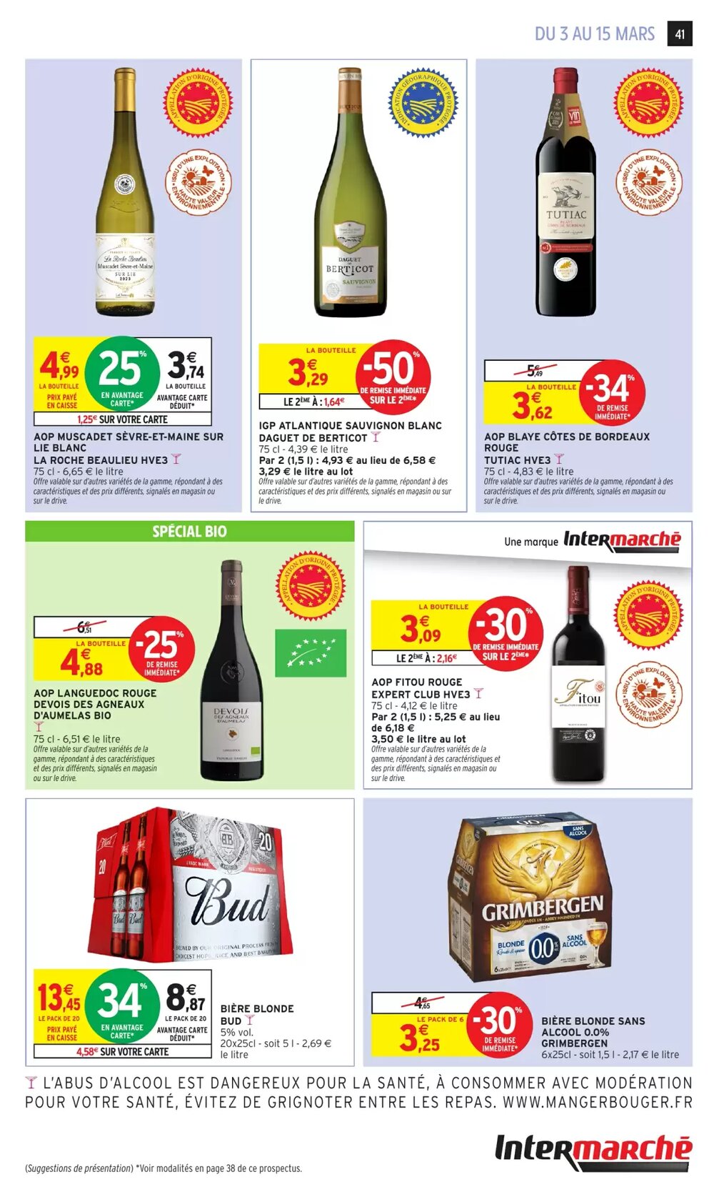 Prospectus promotionnel Intermarché valable à partir du 03/03/2026 - Page 34.