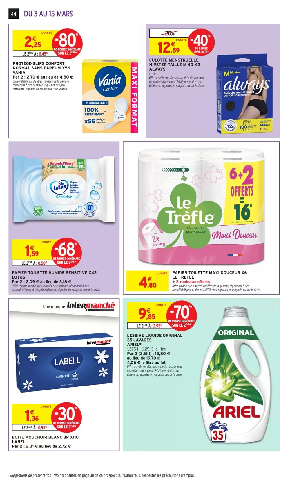Prospectus promotionnel Intermarché valable à partir du 03/03/2026 - Page 37.