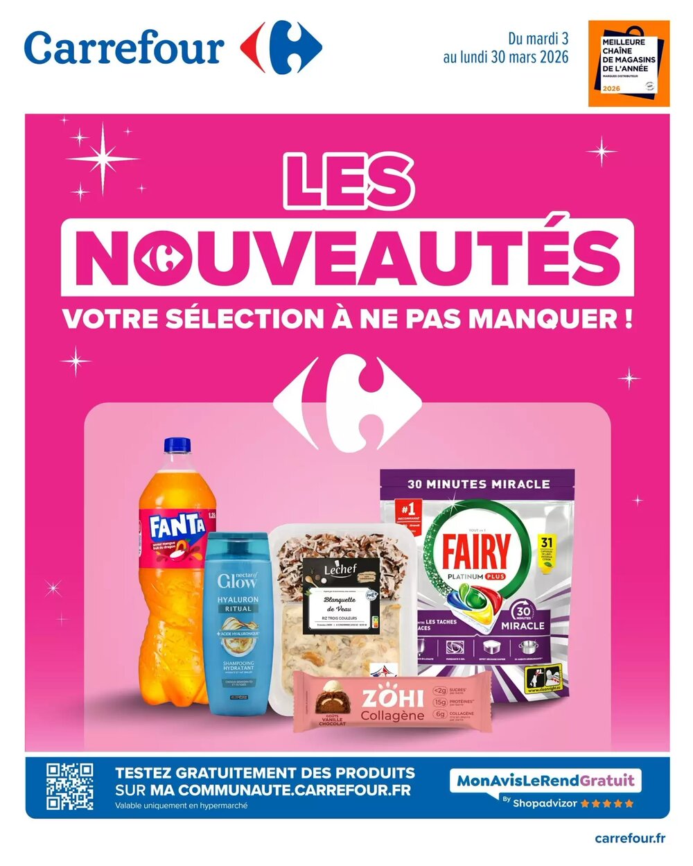 Prospectus promotionnel Carrefour valable à partir du 03/03/2026 - Page 1.
