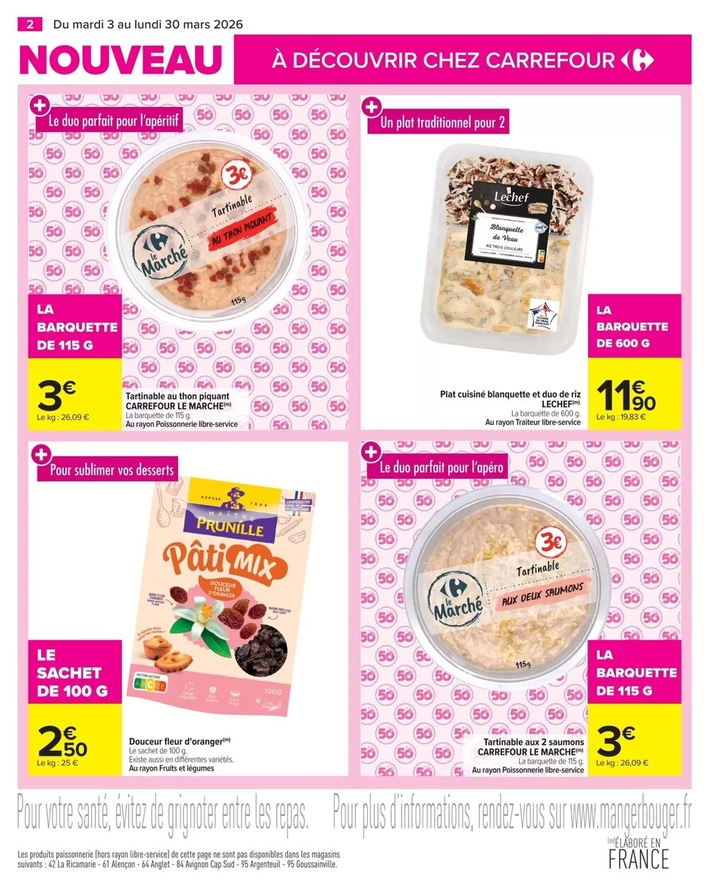 Prospectus promotionnel Carrefour valable à partir du 03/03/2026 - Page 2.