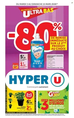 Prospectus promotionnel Hyper U valable à partir du 03/03/2026