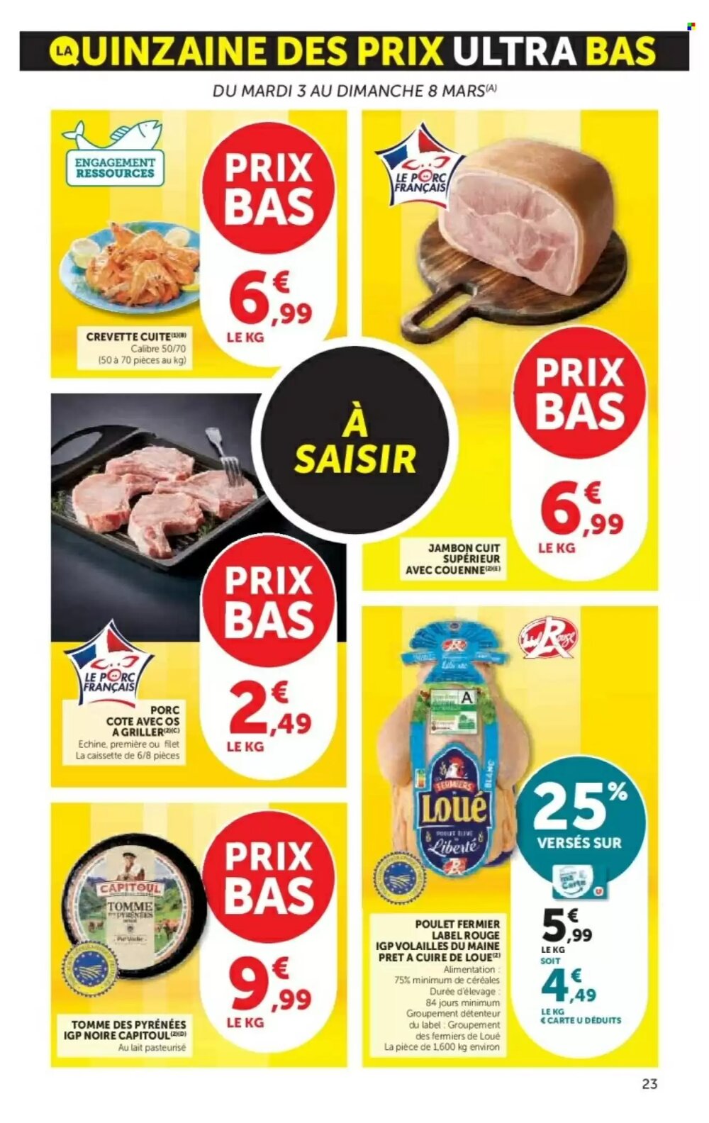 Prospectus promotionnel Hyper U valable à partir du 03/03/2026 - Page 23.